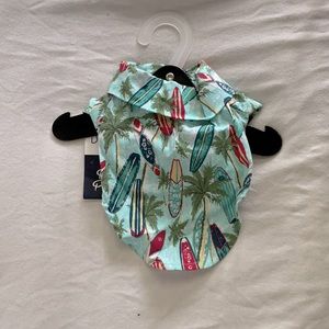 Hawaiian doggie “button up” xxs